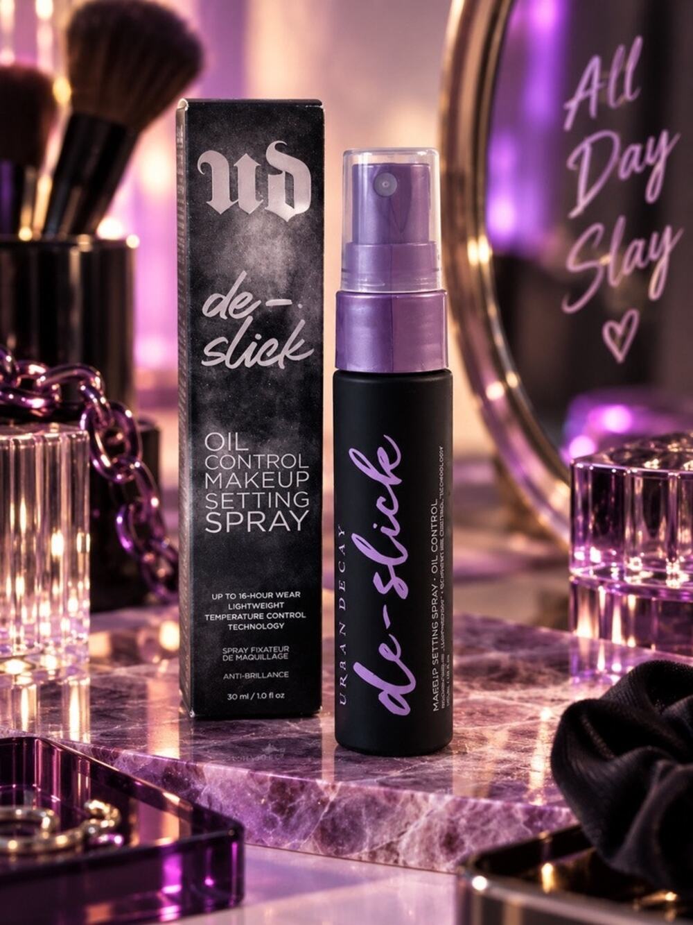 Urban Decay De-Slick Oil Control Setting Spray 30mL Matte 16HR Wear NEW IN BOX